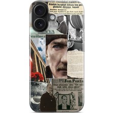 Manitoba Iphone 16 Uyumlu Baskılı Yumuşak Silikon Şeffaf Telefon Kılıfı