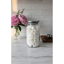 Öz Home Cam Kavanoz Vakumlu Metal Kapak 1130 ml