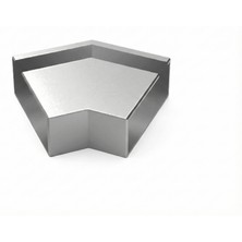 Altınes 25X60 Önden Kanallı Dirsek 135 Derece - Antrasit