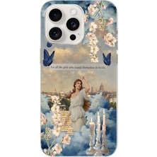 Manitoba Iphone 16 Pro Uyumlu Baskılı Yumuşak Silikon Şeffaf Telefon Kılıfı