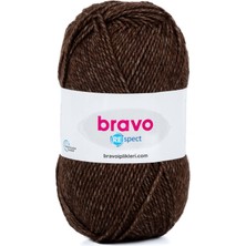 Bravo Respect - 80 Acı Kahve - 100G / 230M Örgü Ipi Pamuk Akrilik