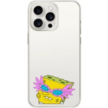 Manitoba Iphone 16 Pro Uyumlu Baskılı Yumuşak Silikon Şeffaf Telefon Kılıfı