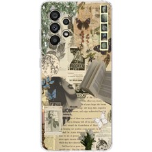 Manitoba Samsung Galaxy A32 Uyumlu Baskılı Yumuşak Silikon Şeffaf Telefon Kılıfı