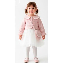 MİNİM Kız Tüllü Ceketli Çantalı Elbise