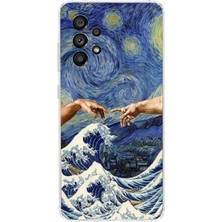 Manitoba Samsung Galaxy A52 Uyumlu Baskılı Yumuşak Silikon Şeffaf Telefon Kılıfı