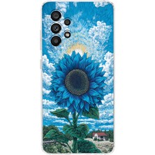 Manitoba Samsung Galaxy A32 Uyumlu Baskılı Yumuşak Silikon Şeffaf Telefon Kılıfı