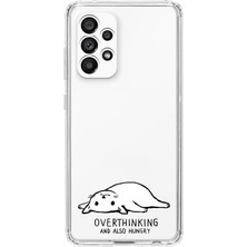 Manitoba Samsung Galaxy A32 Uyumlu Baskılı Yumuşak Silikon Şeffaf Telefon Kılıfı