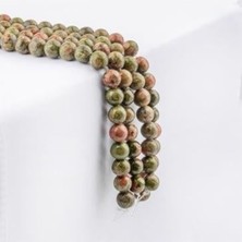 Bütüncül Şifa Unakit Doğal Taş Dizi (6mm Küre kesim)