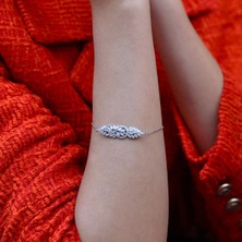 Necati Gün Krizet Taşlı Gümüş Bileklik