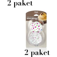 Nuit Concept 2 Paket Browni Kek Kapsülü Qlux Ideas Bpa Içermez Kağıt Kek Kalıbı L-00169