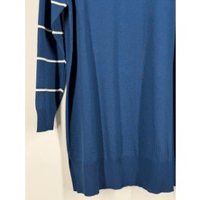 JOOQSTORE Çizgi Detaylı Uzun Kollu Triko Tunik