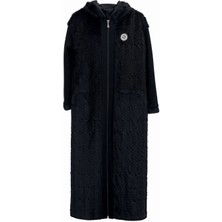 JOOQSTORE Moda Kürk Detaylı Kaban