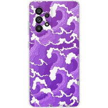 Manitoba Samsung Galaxy A32 Uyumlu Baskılı Yumuşak Silikon Şeffaf Telefon Kılıfı