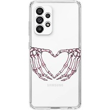 Manitoba Samsung Galaxy A32 Uyumlu Baskılı Yumuşak Silikon Şeffaf Telefon Kılıfı