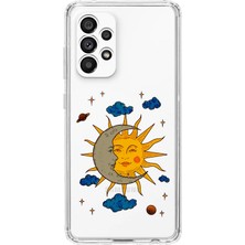 Manitoba Samsung Galaxy A13 Uyumlu Baskılı Yumuşak Silikon Şeffaf Telefon Kılıfı