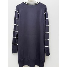 JOOQSTORE Çizgi Detaylı Uzun Kollu Triko Tunik