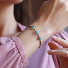 Necati Gün Aquamarine Damla Otantik Kelepçe