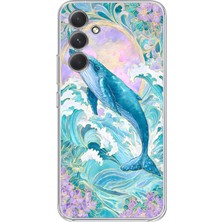 Manitoba Samsung Galaxy A24 Uyumlu Baskılı Yumuşak Silikon Şeffaf Telefon Kılıfı