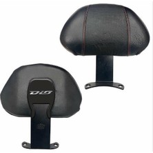 Honda Pcx 2021 - 2024 Uyumlu Kırmızı Desen Sissy Bar