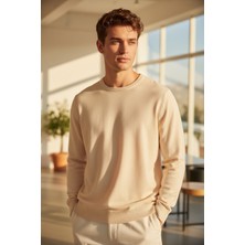 Mandala Tekstil Erkek Regular Fit  Bisiklet Yaka Pamuklu Triko Kazak