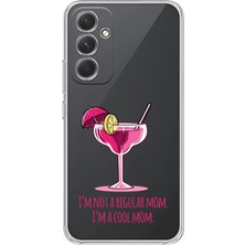 Manitoba Samsung Galaxy A15 Uyumlu Baskılı Yumuşak Silikon Şeffaf Telefon Kılıfı