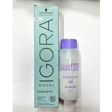 Belirtilmemiş Royal Highlifts Saç Boyası 12-21 Çok Açık Sarı Küllü Sandre & Oksidanı ile