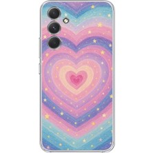 Manitoba Samsung Galaxy A54 Uyumlu Baskılı Yumuşak Silikon Şeffaf Telefon Kılıfı