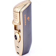 Cohiba Delicili 3 Torchlu Jet Alev Puro Çakmak Gunmetal CCM0215