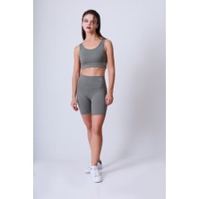 Aiza  Fitilli Yeşil Şort