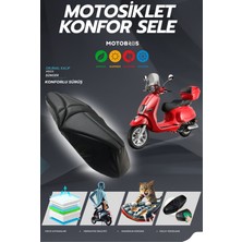 Motobros Kuba Bevely Konfor Sele Visco Sünger Sele Kılıfı Sele Örtüsü