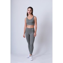 Aiza  Fitilli Yeşil Tayt