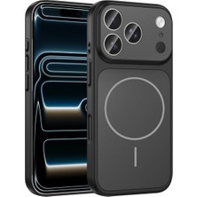 Ennar Apple iPhone 17 Pro Max Uyumlu Kılıf Magesafe Özellikli Kamera Korumalı Dönüşümlü Kapak