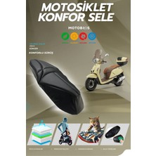 Motobros RKSLT50 Pro Plus Konfor Sele Visco Sünger Sele Kılıfı Sele Örtüsü