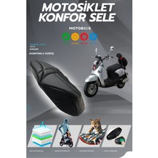 Motobros Kuba Trendy 50 - Xc 50 Konfor Sele Visco Sünger Sele Kılıfı Sele Örtüsü