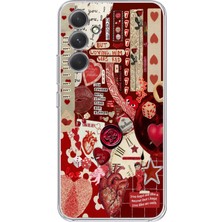 Manitoba Samsung Galaxy A24 Uyumlu Baskılı Yumuşak Silikon Şeffaf Telefon Kılıfı