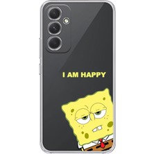 Manitoba Samsung Galaxy A24 Uyumlu Baskılı Yumuşak Silikon Şeffaf Telefon Kılıfı