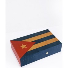Parmida Küba Bayraklı Humidor PHUM0198