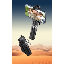 Matechno Çok Amaçlı Mini Çekim Çubuğu 0.41 cm Uzunluk Tripod Kumandalı Video Selfie Tripod Telefon Tutucu