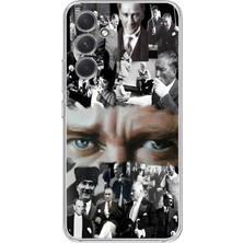 Manitoba Samsung Galaxy S24 Plus Uyumlu Baskılı Yumuşak Silikon Şeffaf Telefon Kılıfı