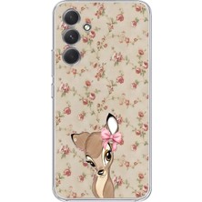 Manitoba Samsung Galaxy M14 Uyumlu Baskılı Yumuşak Silikon Şeffaf Telefon Kılıfı