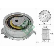 Ina 531082510 - Eksantrik Gergi Rulmanı Polo-Golf6-Jetta-Passat-T5-Crafter-Amarok-A3-A4-Leon 1.2-1.6-2.0 Tdı