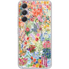 Manitoba Samsung Galaxy M14 Uyumlu Baskılı Yumuşak Silikon Şeffaf Telefon Kılıfı