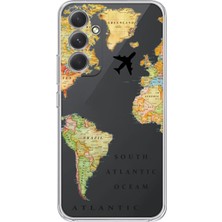 Manitoba Samsung Galaxy S23 Fe Uyumlu Baskılı Yumuşak Silikon Şeffaf Telefon Kılıfı