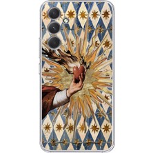 Manitoba Samsung Galaxy M14 Uyumlu Baskılı Yumuşak Silikon Şeffaf Telefon Kılıfı