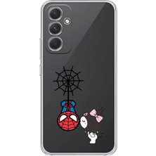 Manitoba Samsung Galaxy M14 Uyumlu Baskılı Yumuşak Silikon Şeffaf Telefon Kılıfı