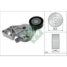 Ina 534013230 - Alternatör Gergi Rulmanı Kütüklü Transporter T5-Golf4-Bora-Sharan 1.9 Tdı Axb-Auy-Alh