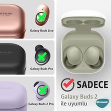 Storemax Galaxy Buds 2 Kulaklık Askılı Için Kılıf Neck Rope Silicone Beyaz [buds 2 ile Uyumlu Kılıf - Beyaz]