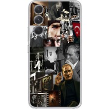 Manitoba Samsung Galaxy S23 Uyumlu Baskılı Yumuşak Silikon Şeffaf Telefon Kılıfı