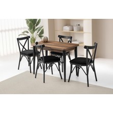 Erezoğulları Mobilya Milano Bahar Mdf Mutfak Masa Sandalye Takımı 60X100