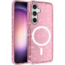 Egstech Galaxy S25 Plus Kılıf Allstar Seri Polikarbon Sararmaz Parlak Simli Şeffaf Kılıf Case